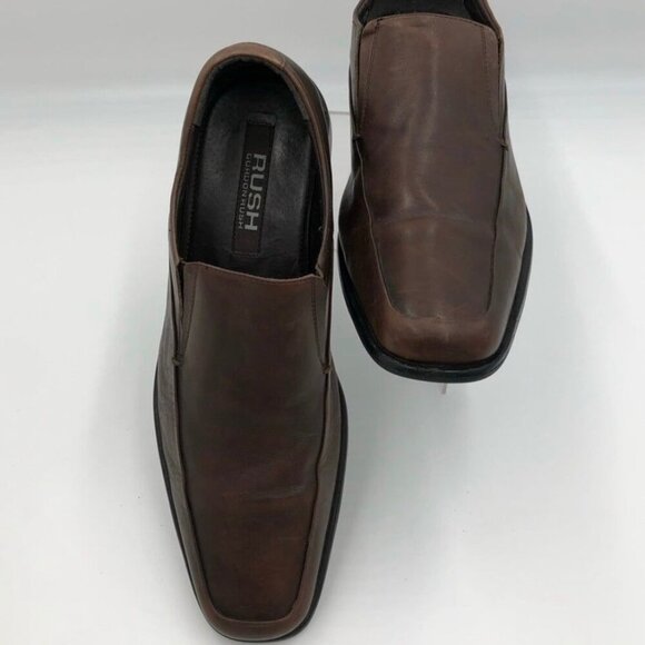 GORDON RUSH Leather men shoes Leather Loafers Size 9 - Picture 8 of 9